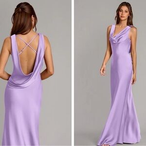 Azazie Cheryl Lilac Size A12